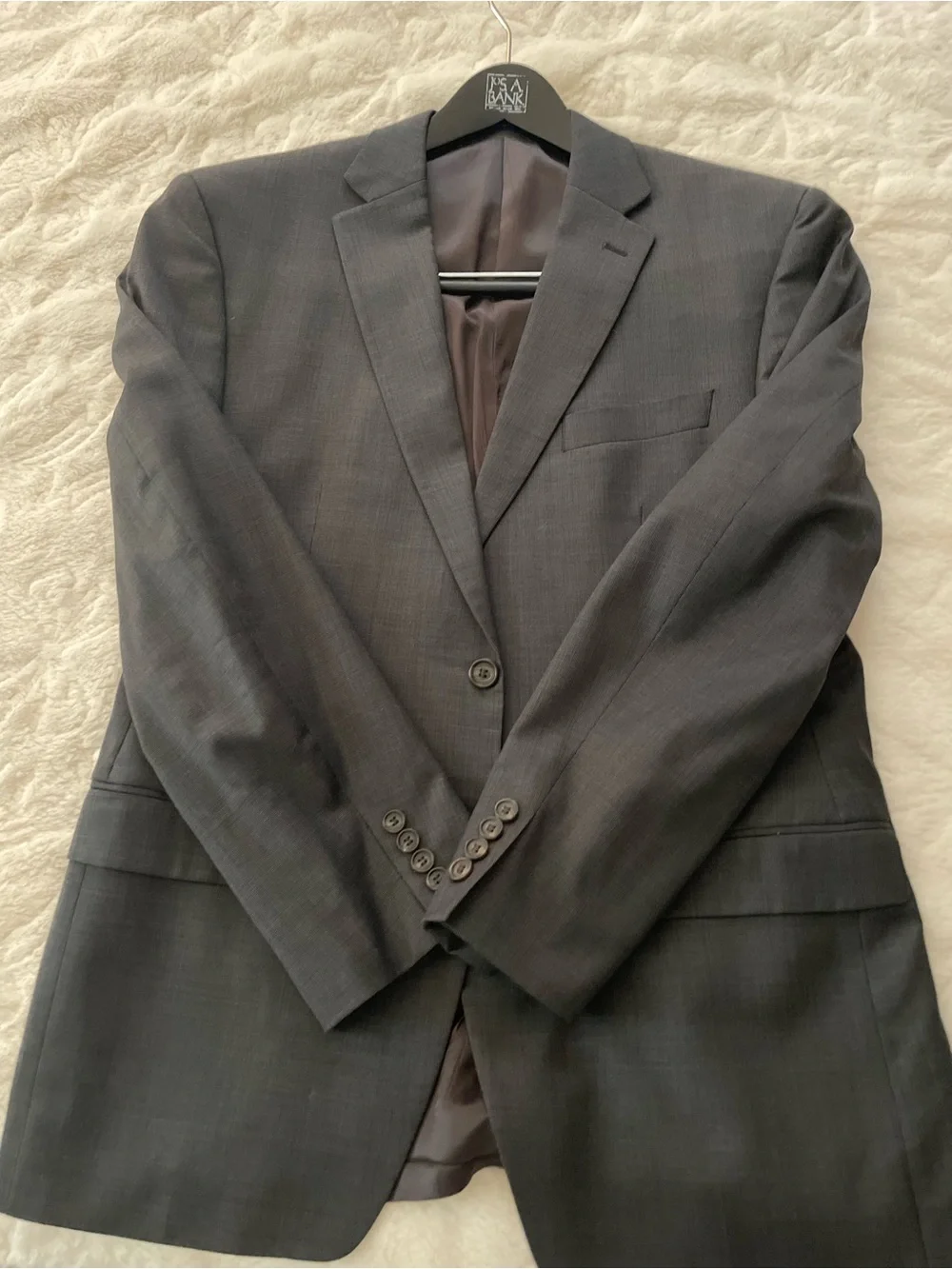 Ralph Lauren Dark Brown Satin-Lined Jacket Interior